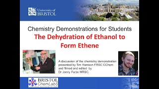 Student Demonstration  Dehydration of Ethanol to Ethene [upl. by Anaher]