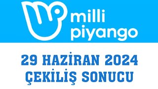 Milli Piyango Çekiliş Sonuçları 29 Haziran 2024 [upl. by Teyugn]