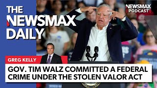 Walz Steals Valor Vance Steals Harris’ Press Corps  The NEWSMAX Daily 080824 [upl. by Nnairak696]