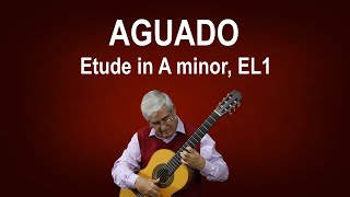 Edson Lopes plays AGUADO Etude in A minor EL1 [upl. by Akeme]