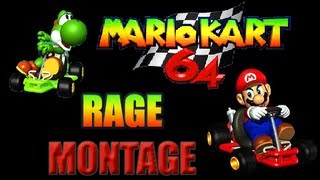 RAGE MONTAGE  Mario Kart 64 [upl. by Pepito857]