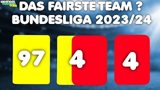 Wer war das Fairste Team der Bundesliga 202324 👀 [upl. by Frangos574]