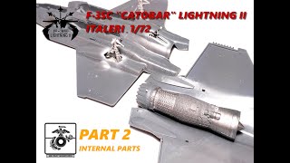 Italeri F 35C CATOBAR Lightning  Full Build Part 2 [upl. by Squires]