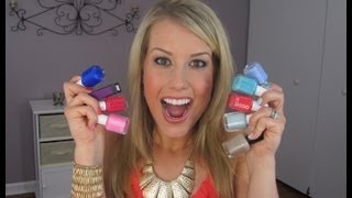 Favorite Nail Polishes for Summer 2013 [upl. by Kcyred]