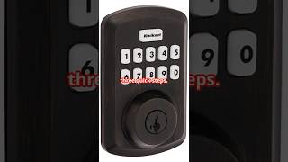 Kwikset Powerbolt 250 Factory Reset in 3 Easy Steps smartlocks kwikset factoryreset [upl. by Eronel]