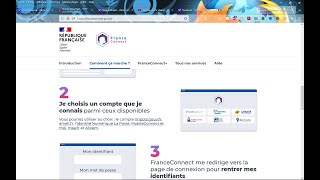 FranceConnect pour vos démarches en ligne CAFfrimpotsgouvamelifr [upl. by Alida]