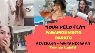 TOUR PELO FLAT PAGAMOS MUITO POUCO  REVEILLON EM PONTA NEGRA [upl. by Naxor718]