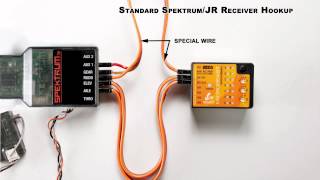 Microbeast V3 Standard Spektrum or JR Receiver Connection [upl. by Akirea]