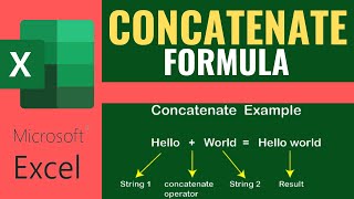 Concatenate Formula in Excel [upl. by Artur]