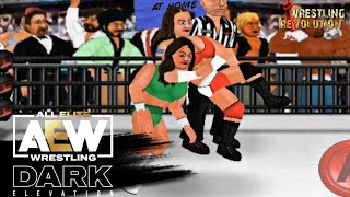 Kris Statlander vs Ashley DAmboise AEW Dark Elevation Aug 2 2021  Wrestling Revolution [upl. by Ealasaid]