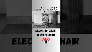 Electric Chair is First Used  Today in History shorts short [upl. by Haines]