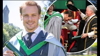 quotSam Heughan Receives Honorary Doctorate – A Memorable Moment and Incredible Charity Contributionsquot [upl. by Leese136]