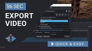 Kdenlive Tutorial How to Export Video in Kdenlive [upl. by Nomael550]