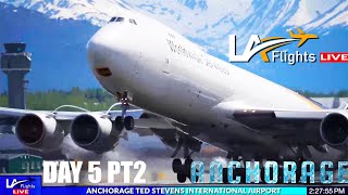 🔴LIVE Anchorage Airport ACTION  Ted Stevens Intl LIVE [upl. by Ikciv845]