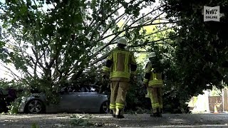 Delmenhorst Orkan „Sebastian“ sorgt für Dauereinsatz der Feuerwehren [upl. by Alodi]