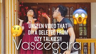 Unseen Dance Video that Diya deleted from OZY TALKIES  Diya Krishna  Vaishnav Harichandran [upl. by Charteris]