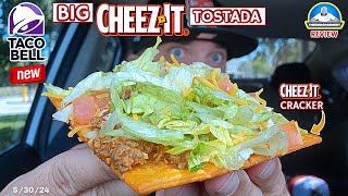 Taco Bell® Big CheezIt® Tostada Review 🧀  16X Bigger Than a Normal CheezIt®  theendorsement [upl. by Aron854]