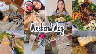 دوزو معايا الويكاند 😍عراضة فداري لواليديا❤️شاركت معاكم غدانا🍛وجدت راسي معاكم باش نخرج💄weekend vlog [upl. by Bernardo211]