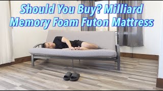 Should You Buy Milliard Memory Foam Futon Mattress [upl. by Lubeck]