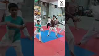 Basic karate training 🥋karate [upl. by Esac]