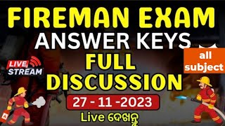 ODIDHA FIREMAN 2023 ANSWER KEY  ODISHA FIREMAN CUTOFF 2023  କଣ ମୁଁ physical ପାଇଁ prepare ହେବି କି [upl. by Glorianna329]