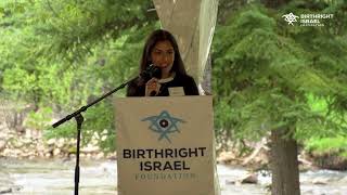 Talia Drors Address to Aspen Philanthropists on the Power of Birthright Israel [upl. by Aderf]