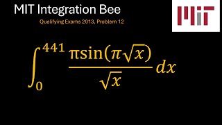 MIT 2013 Integration Bee Qualifying Exam Problem 12 [upl. by Ahsart]