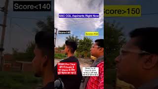 SSC CGL 2024 Pre Score Vs Mains Ki preparation  Life of a SSC Aspirant shorts viralvideo [upl. by Cozza]