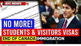 Canada Immigration  Big BREAKING Updates for quotStudents amp Visitorsquot  IRCC New Update [upl. by Tzong766]