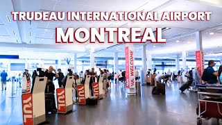 【4K】Montreal 🇨🇦 Trudeau International AirportYUL Virtual Walk  2023 [upl. by Theurich]