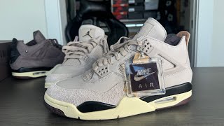 Air Jordan 4 A Ma Maniere While You Were Sleeping On Feet review [upl. by Adnwahs]