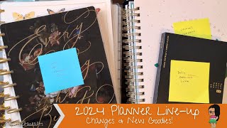 2024 Planner Lineup  Life Changes and So Do Plans  MeloncitaCrafts [upl. by Yenetruoc936]