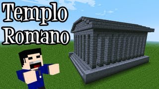 Tutoriais Minecraft Como Construir um Templo Romano [upl. by Karmen]