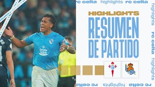 RC Celta vs Real Sociedad 12  Resumen y goles  Highlights Copa del Rey [upl. by Allsun799]