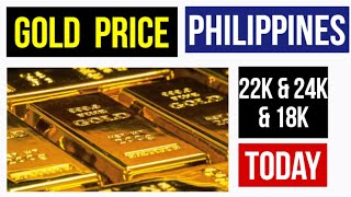 Gold Price in Philippines  Today Gold Price per Gram in PHP Peso 18 JULY 2024 [upl. by Salahi881]