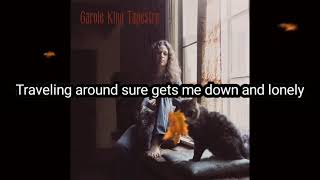 Carole King  So Far Away lyric video [upl. by Rock]