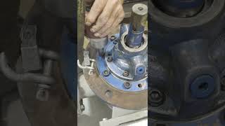 Assembly of an Allweiler 3 Rotor Screw Pump Part 7 pump repair mechanic [upl. by Mages]