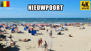 Nieuwpoort  Belgium Walking Tour 4k60fps 2022⛱ [upl. by Mikihisa261]