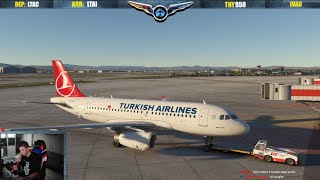 MSFS AnkaraAntalyaIstanbul  LTACLTAILTFM  FENIX A319  FENIX A321  IVAO  MSFS [upl. by Nofpets149]