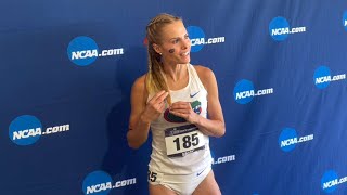 POSTRACE Parker Valby wins FIRSTEVER NCAA XC Title [upl. by Amahs]