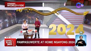 Mga pampasuwerte ngayong 2024 alamin  Dapat Alam Mo [upl. by Celio]