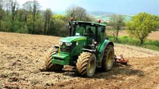 Subsoiling with John Deere 6140R  the Works [upl. by Burnley974]