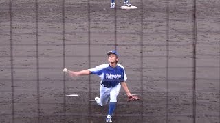 2015621 井口勇佑 （東京ガス） 190cm 変則サイドスロー [upl. by Odnesor]