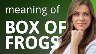 Understanding quotBox of Frogsquot A Fun Phrase in English [upl. by Clarie]