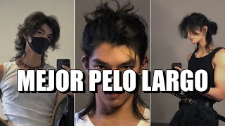 4 MEJORES PEINADOS de CABELLO LARGO hombre 2023  NO a ETAPA INCOMODA [upl. by Nylhsoj]