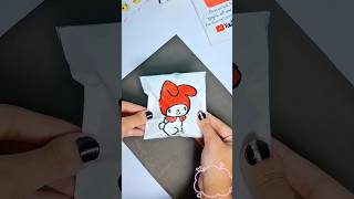 DIY Sanrio Squishy blindbag short sanrio diy papercraft [upl. by Esille]