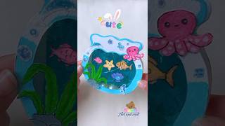 🐠🐟🐬 make it 😍 easy to make shorts tonniartandcraft craft love diy art [upl. by Wincer68]