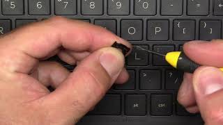 HP 15 DW Laptop How to Key Cap Repair [upl. by Oliy]