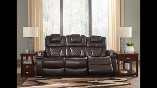 Warnerton Theater Sofa by Ashley 7540715  SpeedyFurniturecom [upl. by Ronny]