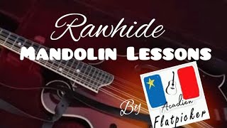 Mandolin Lesson  Rawhide [upl. by Shirl]